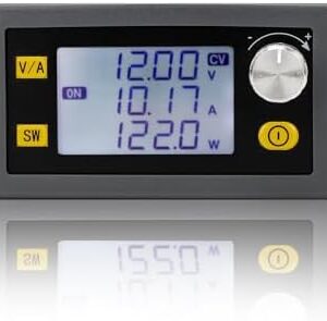 31KO0SFv2rL._AC_.jpg DROK CNC DC Buck Converter with Meter, 6-70V to 0-60V 20A 1200W, DC 5V 9V 12V 24V 36V 48V 60V