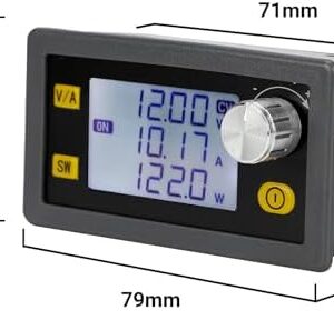 31ZweeugRL._AC_.jpg DROK CNC DC Buck Converter with Meter, 6-70V to 0-60V 20A 1200W, DC 5V 9V 12V 24V 36V 48V 60V