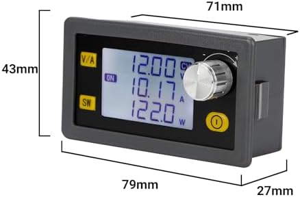 31ZweeugRL._AC_.jpg DROK CNC DC Buck Converter with Meter, 6-70V to 0-60V 20A 1200W, DC 5V 9V 12V 24V 36V 48V 60V