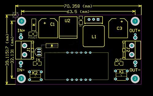 415UrQl8voL._AC_.jpg HiLetgo 2pcs LM2596 Adjustable DC-DC Step Down Buck Power Convert Module 4.0-40V Input to 1.25-37V Output with LED Voltmeter Display : Electronics