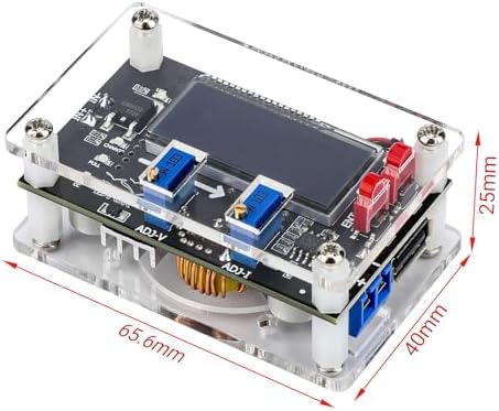 DROK DC Buck Converter Adjustable Voltage Regulator 12V 6V-32V to 1.5-32V 5A, LCD Screen Step Down Converter with USB Port and Protective Case : Electronics