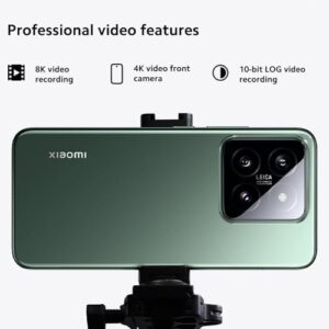 41E7l87fsL._AC_.jpg Xiaomi 14 5G (512GB + 12GB) Global Version Unlocked Worldwide (for Tmobile Mint Tello & Global) 50MP Triple Pro Leica Camera 6.36" 144Mhz (Jade Green) : Cell Phones & Accessories