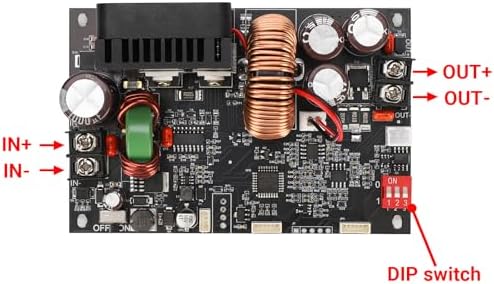 41EBKw0QviL._AC_.jpg DROK CNC DC Buck Converter with Meter, 6-70V to 0-60V 20A 1200W, DC 5V 9V 12V 24V 36V 48V 60V