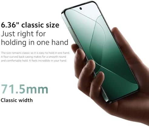 41Vy-9nDM0L._AC_.jpg Xiaomi 14 5G (512GB + 12GB) Global Version Unlocked Worldwide (for Tmobile Mint Tello & Global) 50MP Triple Pro Leica Camera 6.36" 144Mhz (Jade Green) : Cell Phones & Accessories