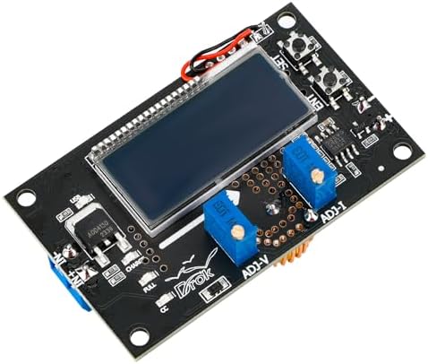 DROK DC Buck Converter Adjustable Voltage Regulator 12V 6V-32V to 1.5-32V 5A, LCD Screen Step Down Converter with USB Port and Protective Case : Electronics