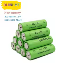 aa-batter-ubuyzon3 2025 New DIJINHNT AA Battery 3000 MAh Rechargeable Battery NI-MH 1.5 V AA Battery for Clocks, Mice, Computers, Toys So on Toys