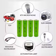 aa-batter-ubuyzon4 2025 New DIJINHNT AA Battery 3000 MAh Rechargeable Battery NI-MH 1.5 V AA Battery for Clocks, Mice, Computers, Toys So on Toys