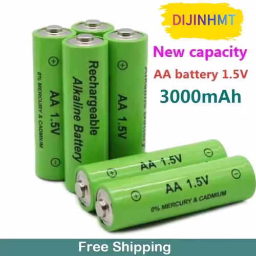 aa-batter-ubuyzon7 2025 New DIJINHNT AA Battery 3000 MAh Rechargeable Battery NI-MH 1.5 V AA Battery for Clocks, Mice, Computers, Toys So on Toys